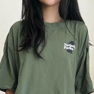 "LOST MANAGEMENT GIOBE"™ UNISEX "NATIONAL PARKS" (LIMITED EDITION) CREW T-SHIRT.